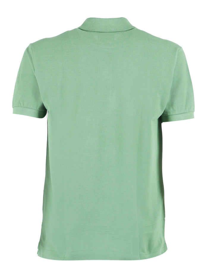 BEST SHORT SLEEVE POLO Green Cotton Sleeves