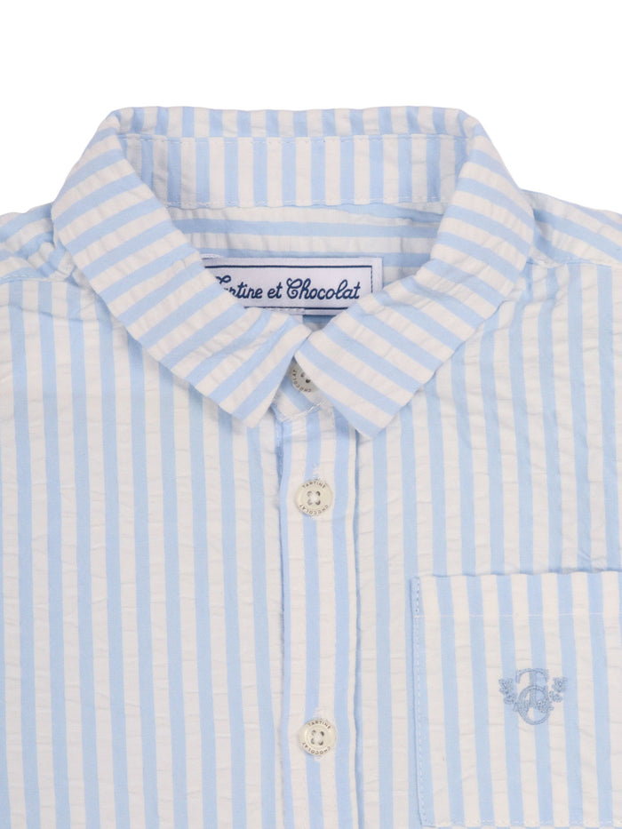 Camicia Light Blue Cotton Shirt