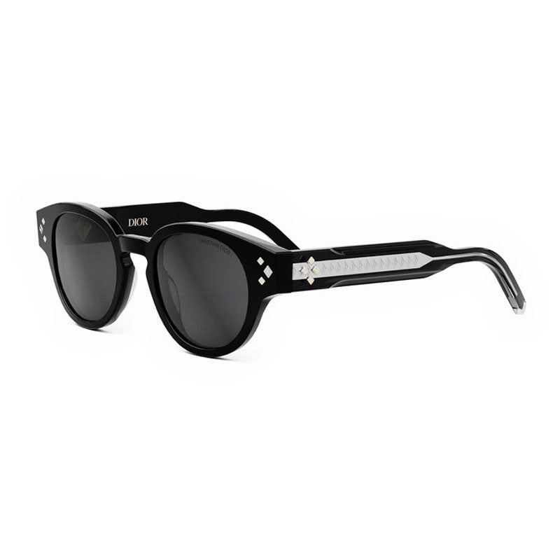 Dior Sunglasses Square Full Rim, Black Frame And Grey Lens Cddiamondr2i10a0