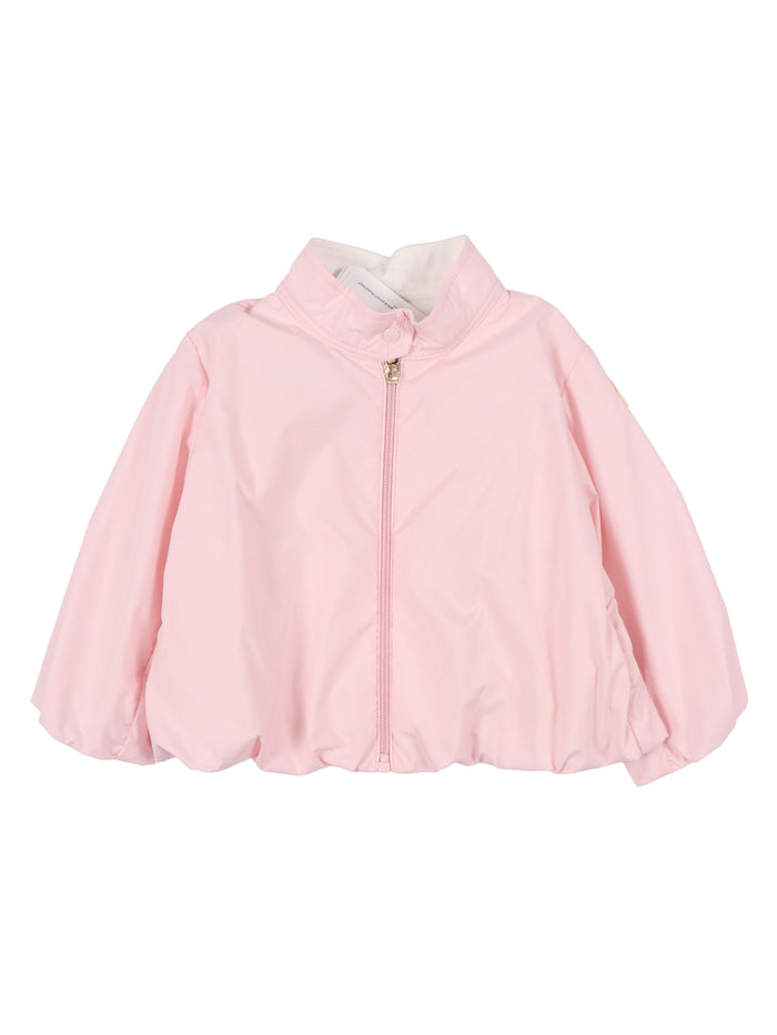 LUCE JACKET Pink Polyester Lining Cotton Short Puffer