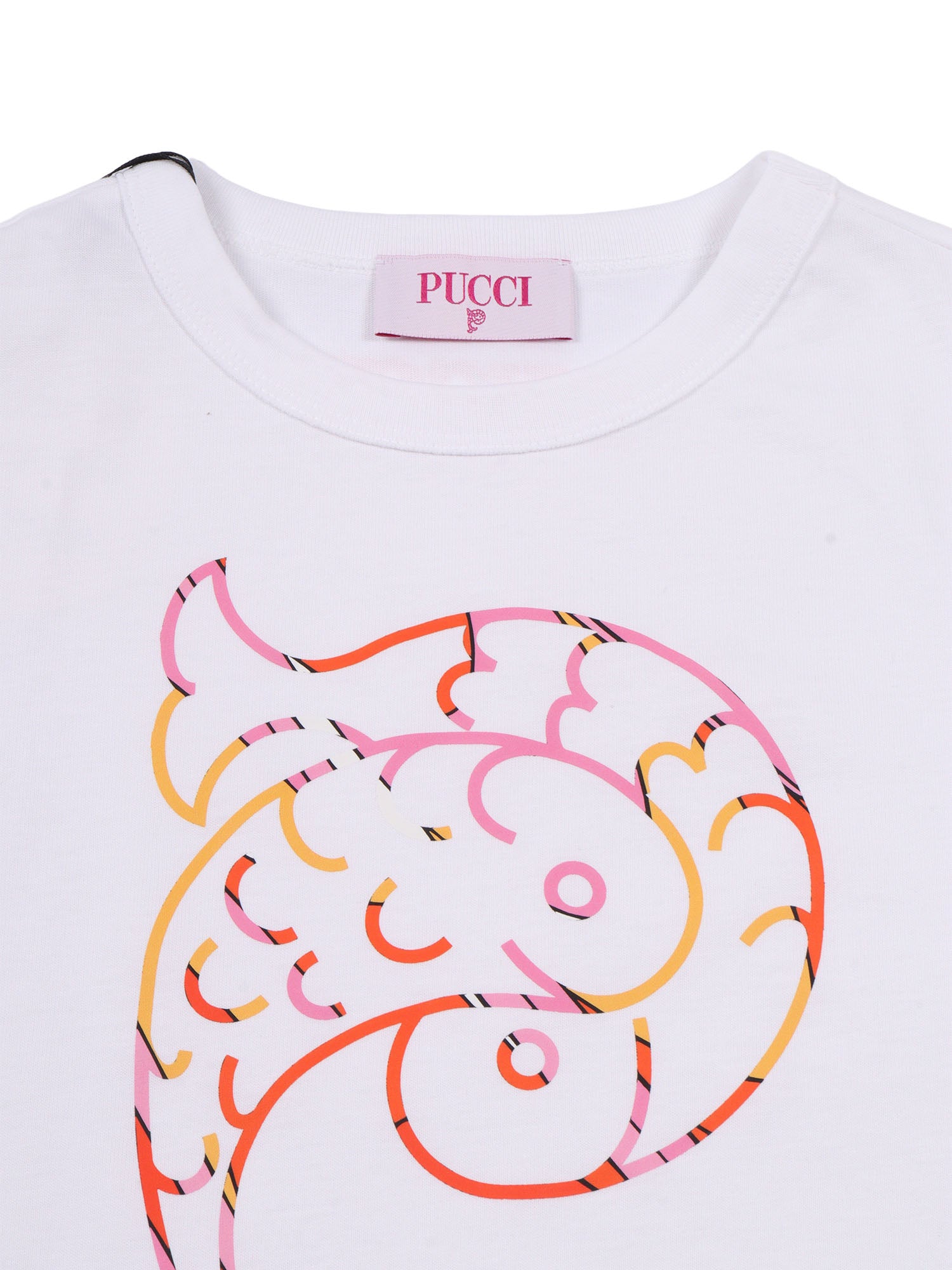 T-SHIRT White Cotton Short Sleeves