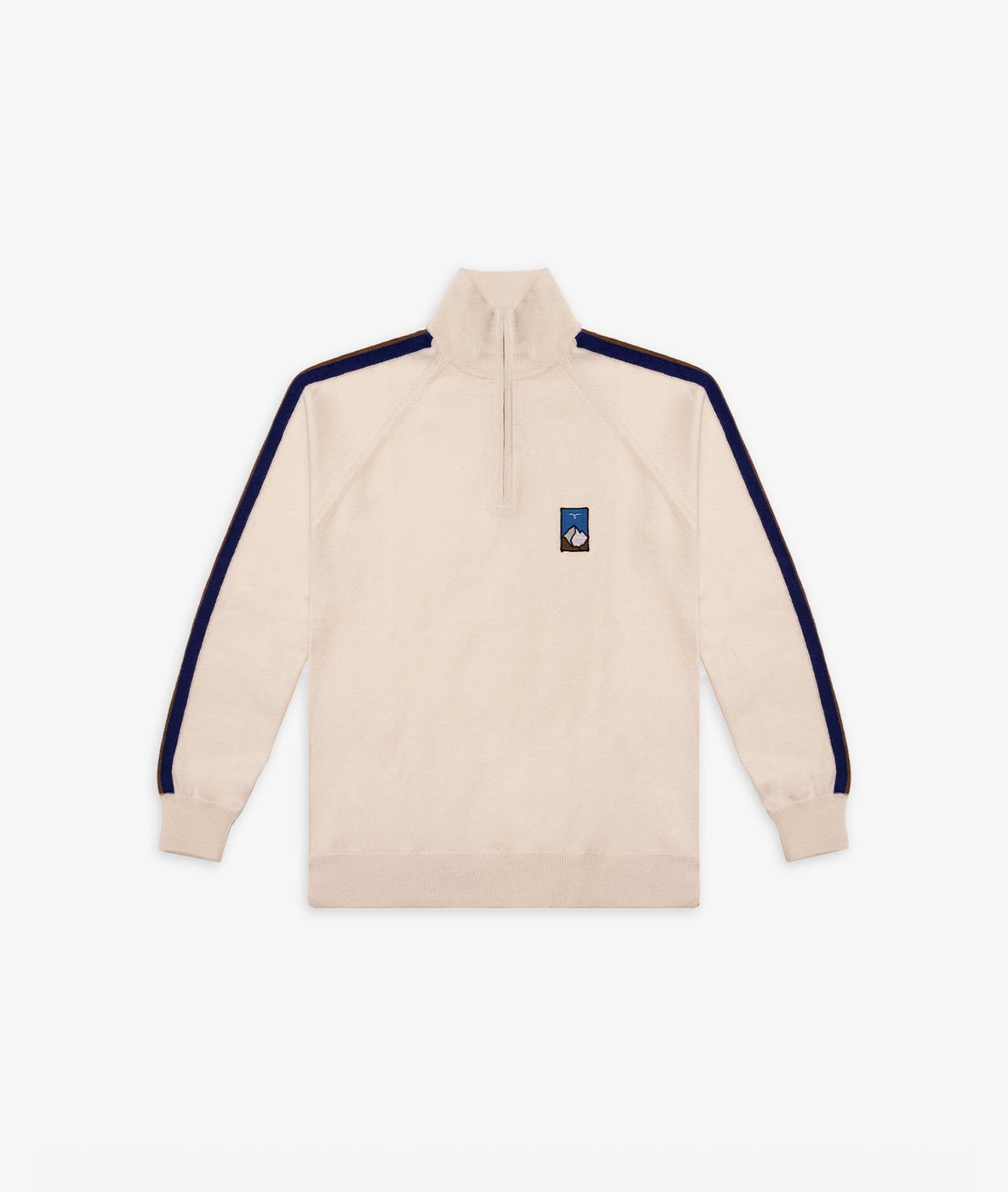 Cashmere Pullover Ski Collection Capsule Ivory Turtle Neck Sweater