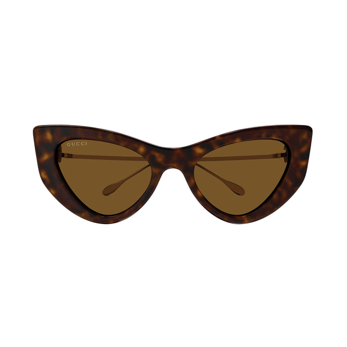 GG1565S LINE FORK 002 Havana Marrone Acetate/ Metal Occhiali Sole