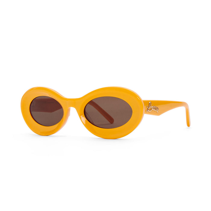 LW40110U 39e Arancione Celluloid Occhiali Sole