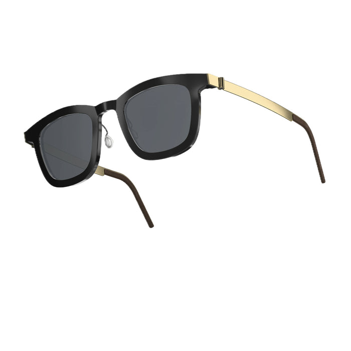 Lindberg Sun Titanium 85097 K24-AL23-PGT-SL126 Black Gold Nero Acetate/metal Occhiali Da Sole