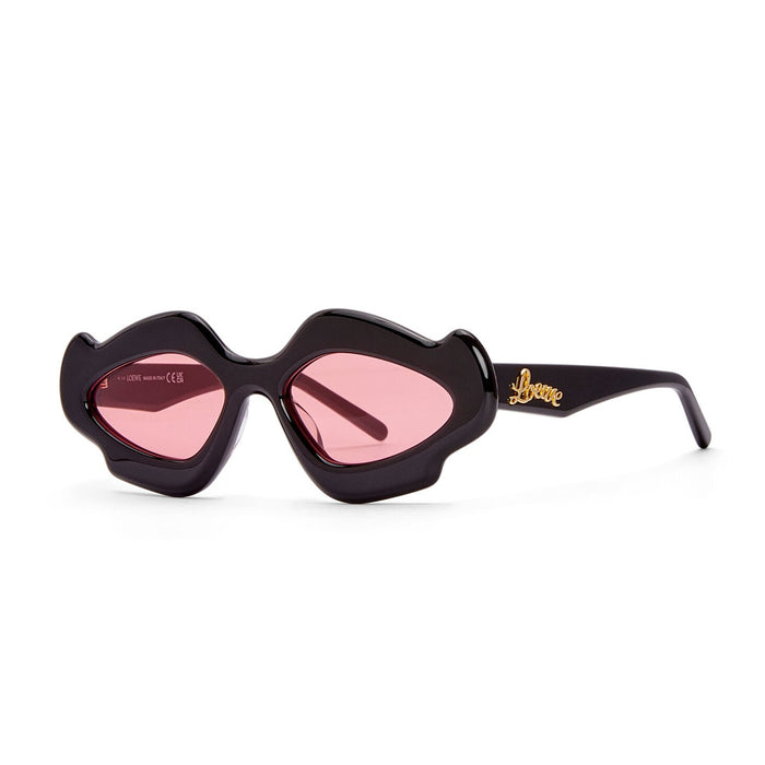 LW40109U 01y Nero Celluloid Occhiali Sole