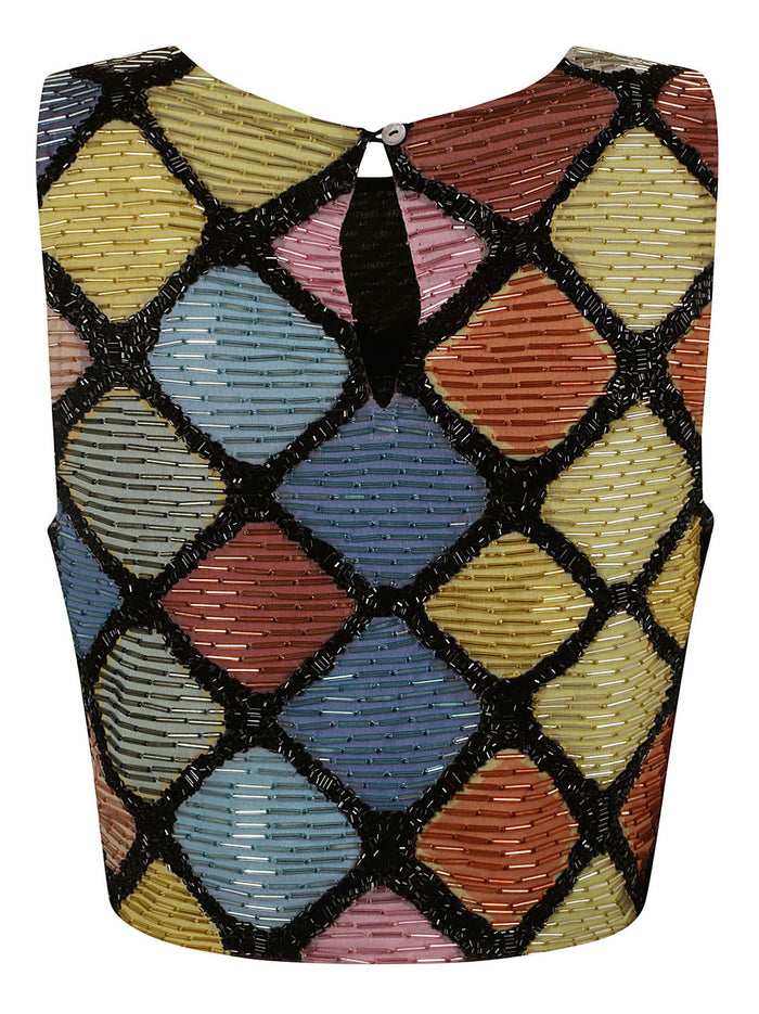 222-3583 Non Definito Glass Beads. made In India. Camicia