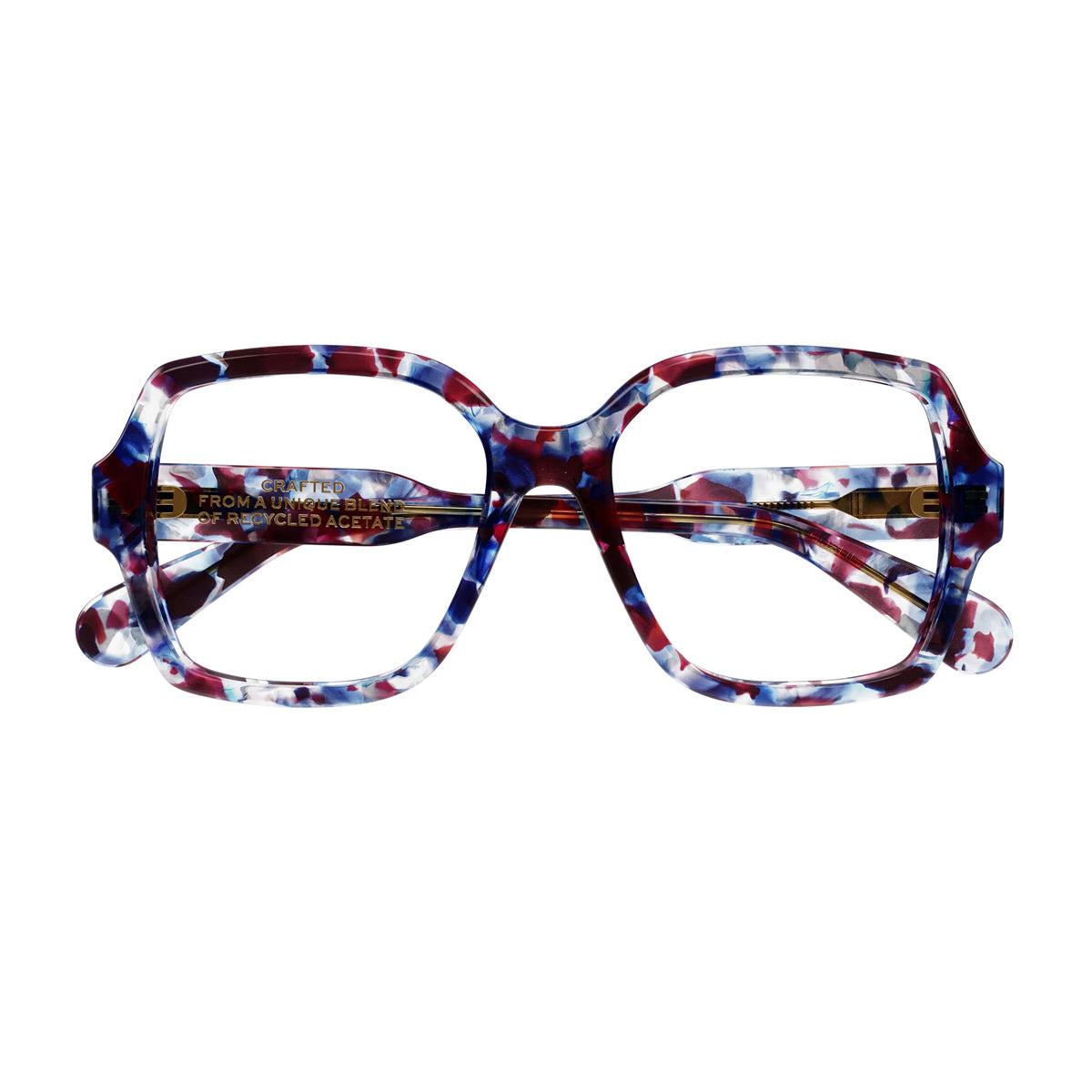 CH0155O Linea Gayia 006 Blu Recycled Acetate Occhiali Vista