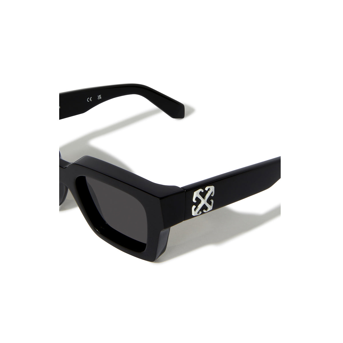 Off White OERI008 VIRGIL L 1007 Black Dark Grey Nero Acetate Occhiali Da Sole