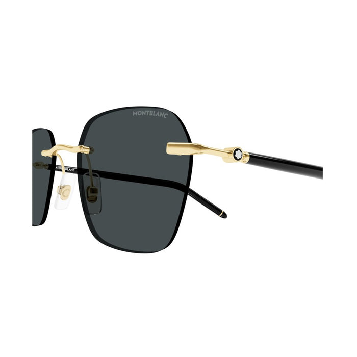 MB0270S LINE ESTABLISHED 001 Nero Metal Occhiali Sole