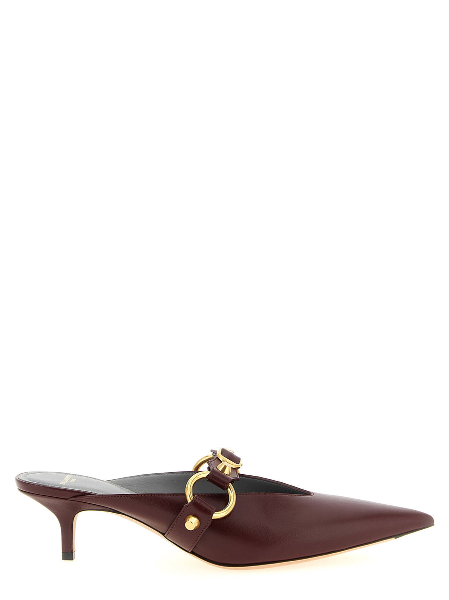Balenciaga City Mule — Burgundy