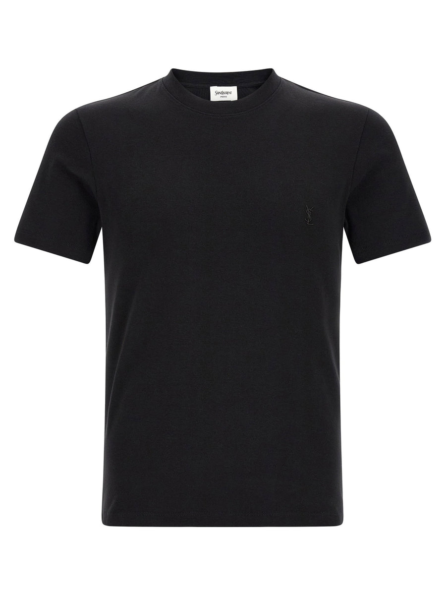 Saint Laurent Cassandre T-Shirt — Black