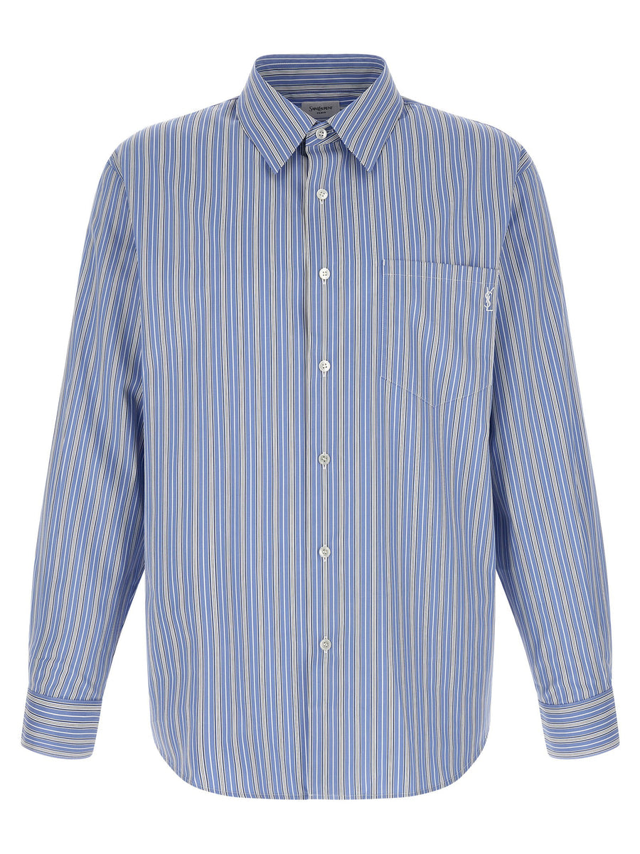 Saint Laurent Cassandre Shirt — Blue