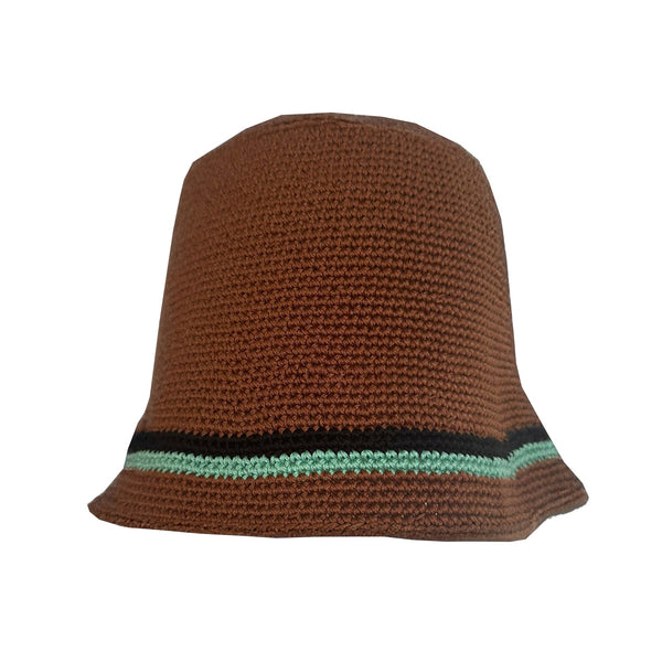 Bb Wallace A0024 Wool bucket hat in brown