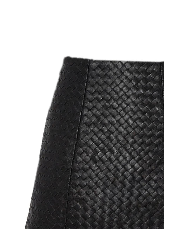 Skirt Lambskin Black