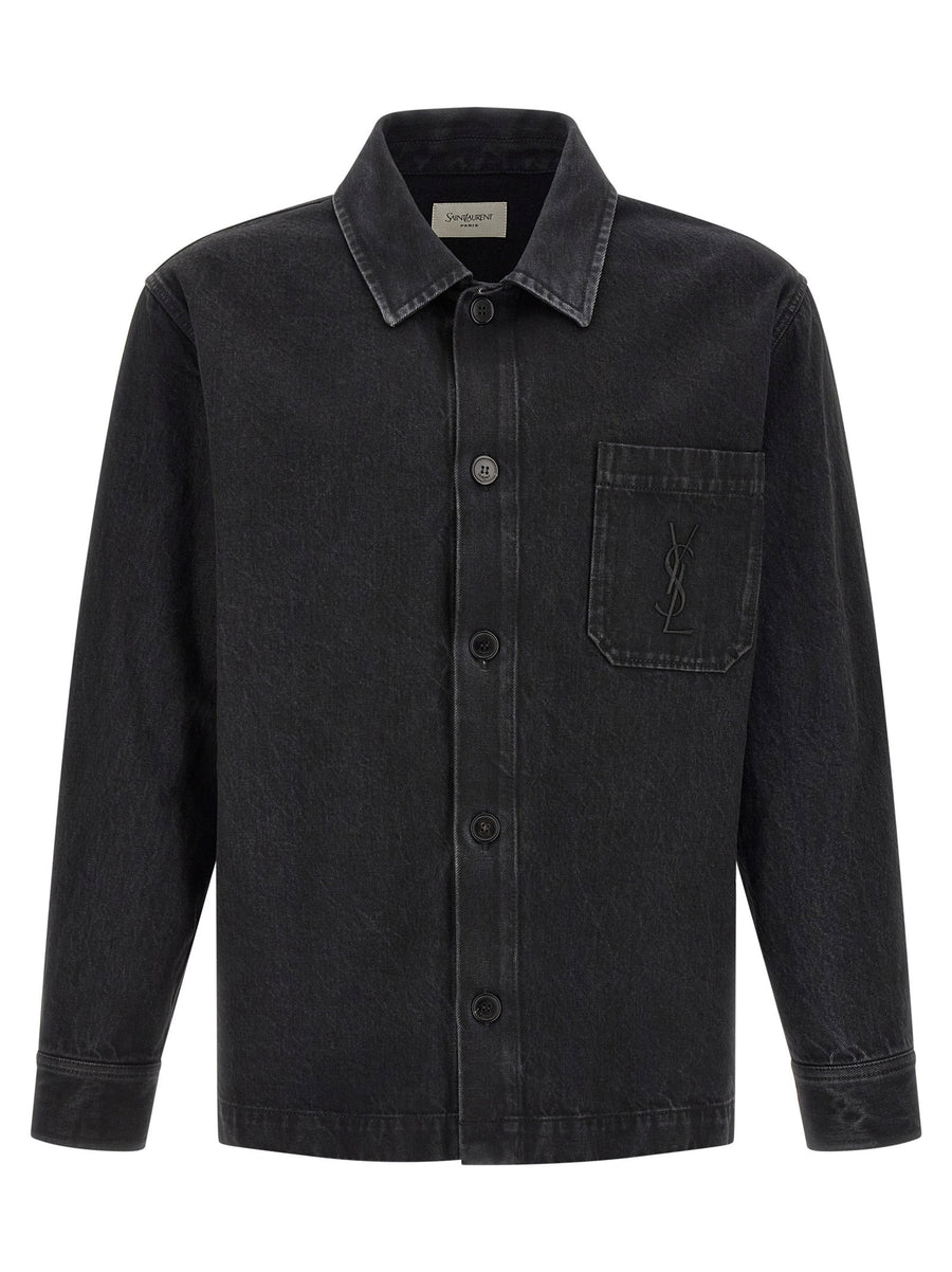 Saint Laurent Overshirt — Black