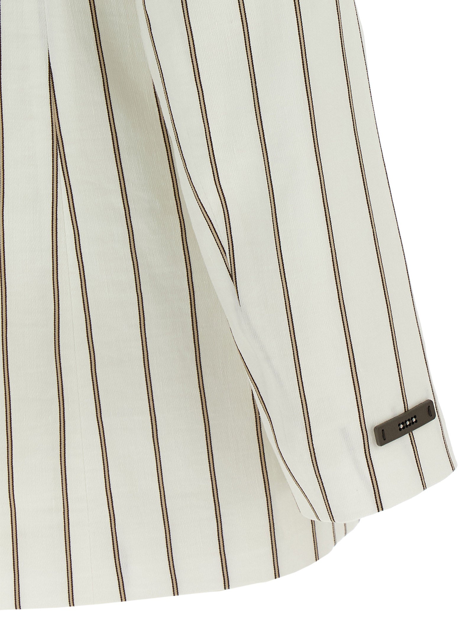 Pinstripe twill blazer White Linen Blazer, Suits