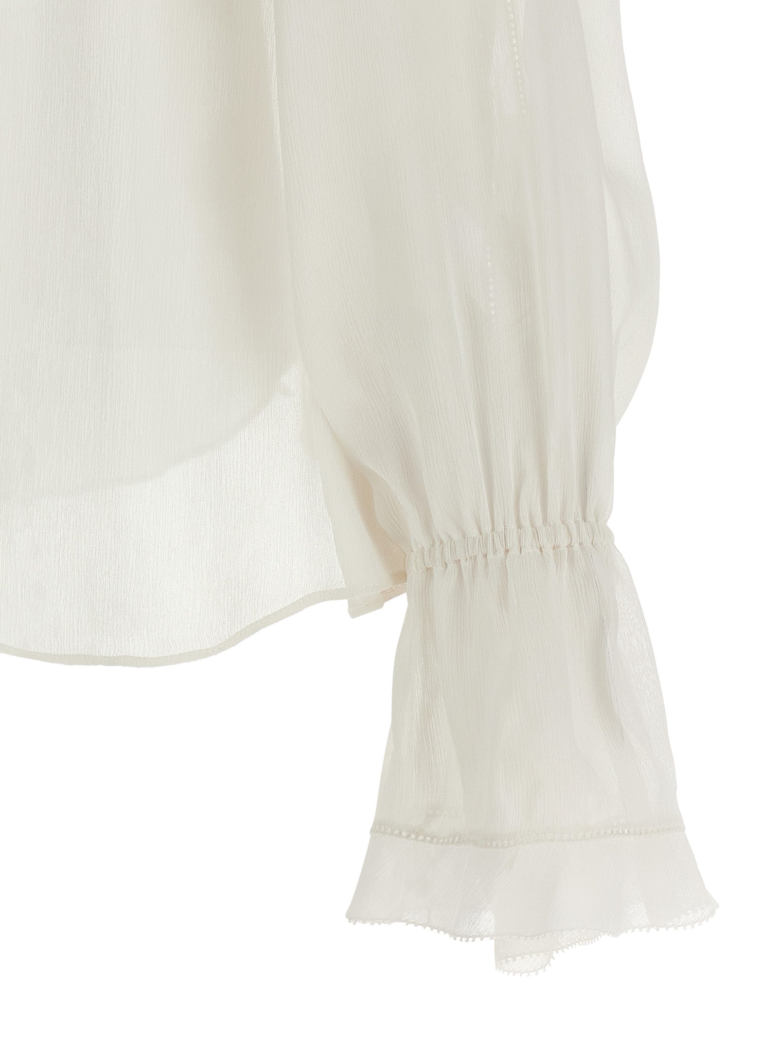 Silk blouse Beige Acetate Shirt