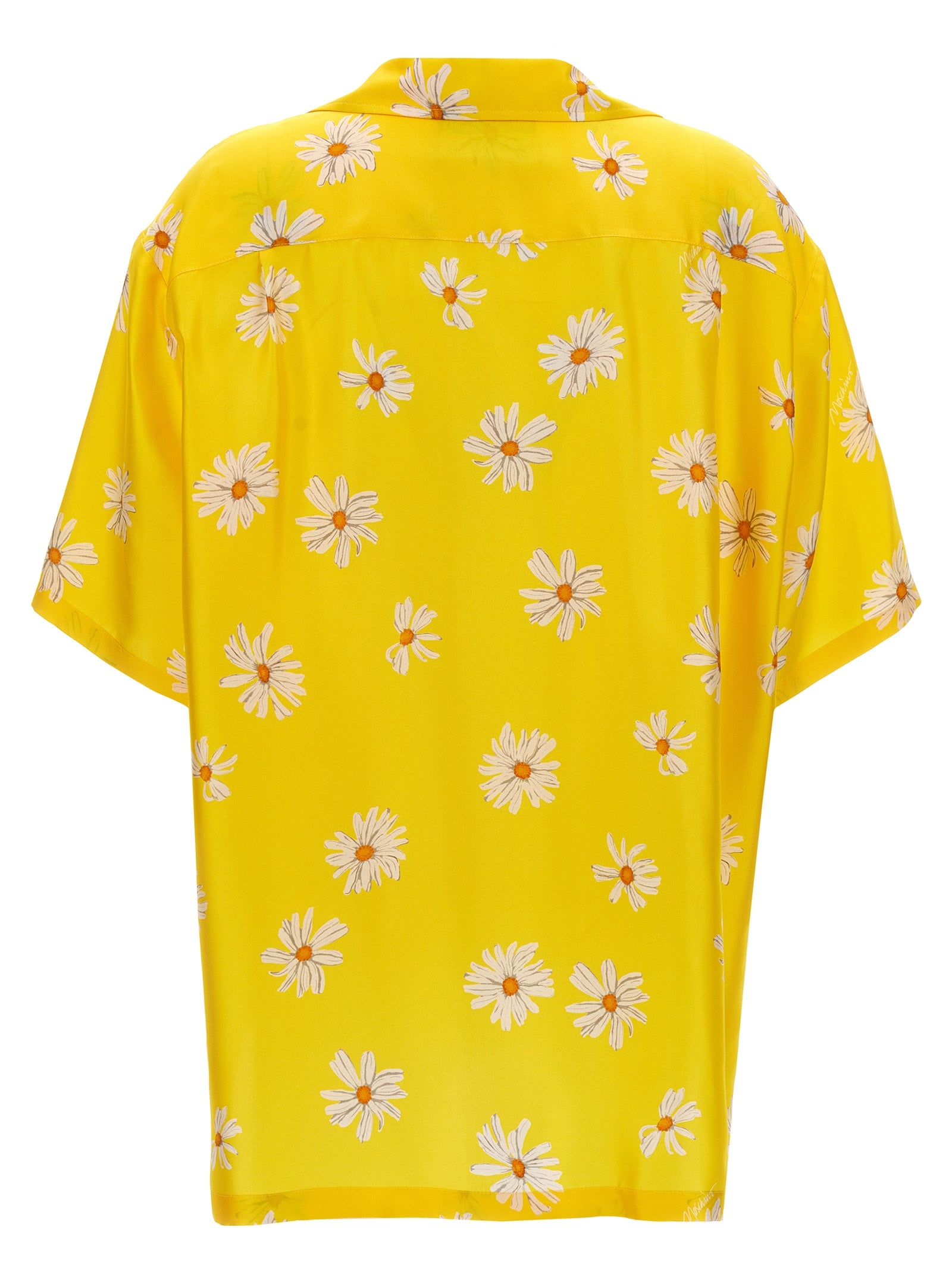 Margherite print shirt Yellow Silk Shirt, Blouse
