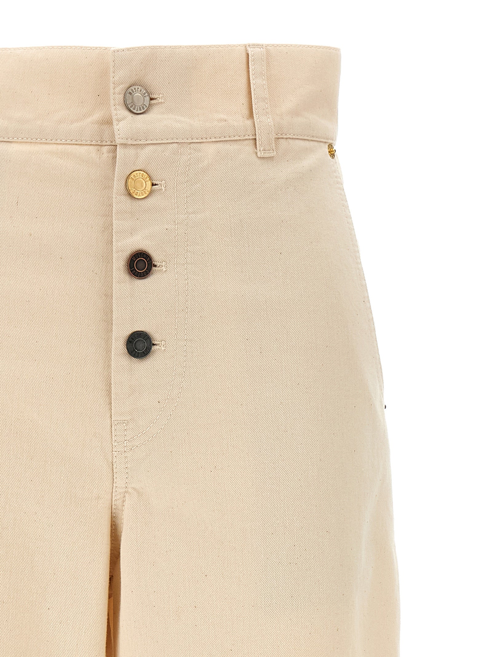 Cotton Trousers Beige