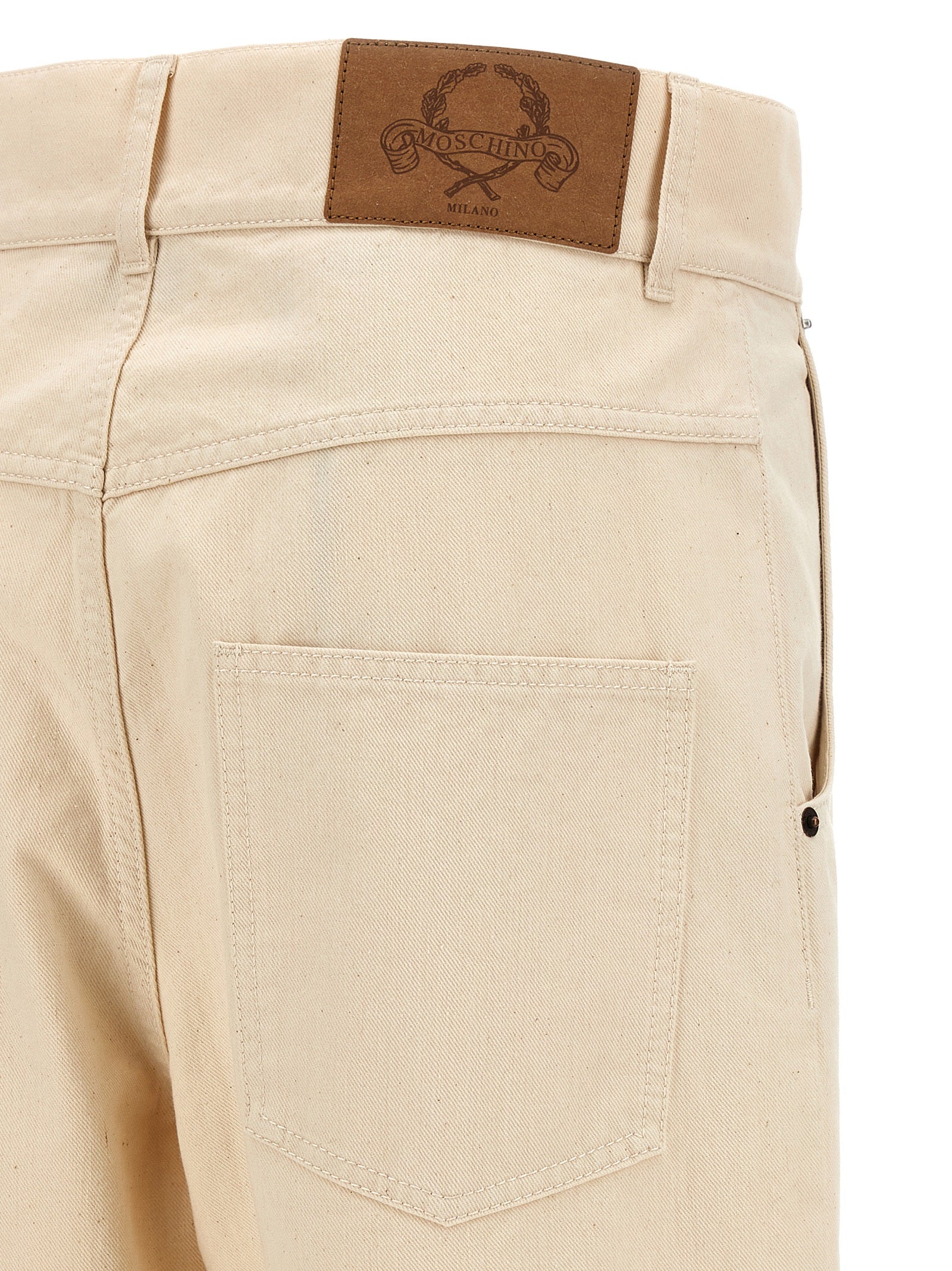 Cotton Trousers Beige
