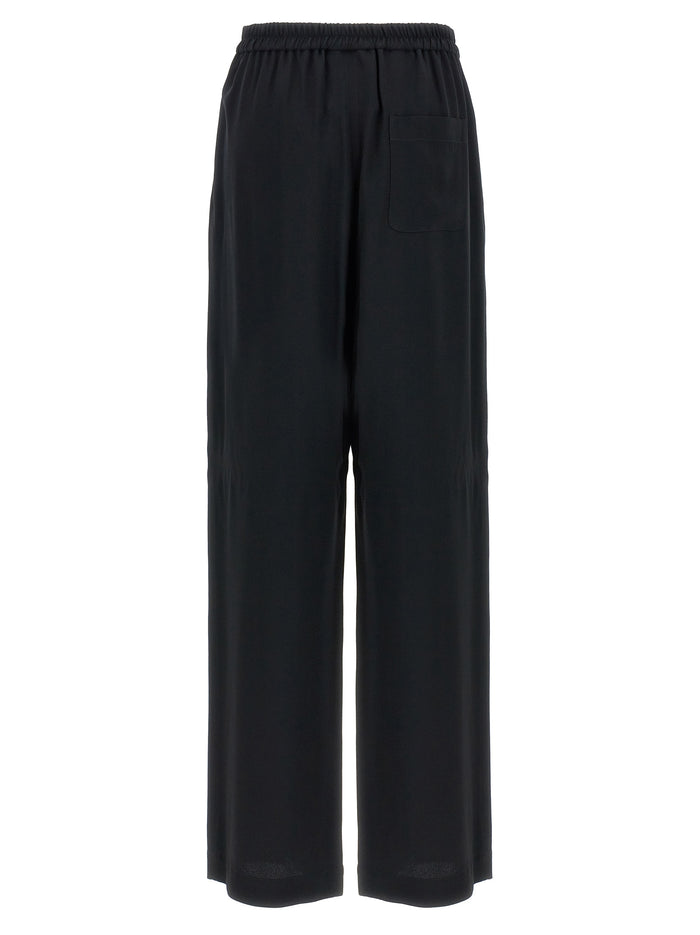 Acetate pants Black