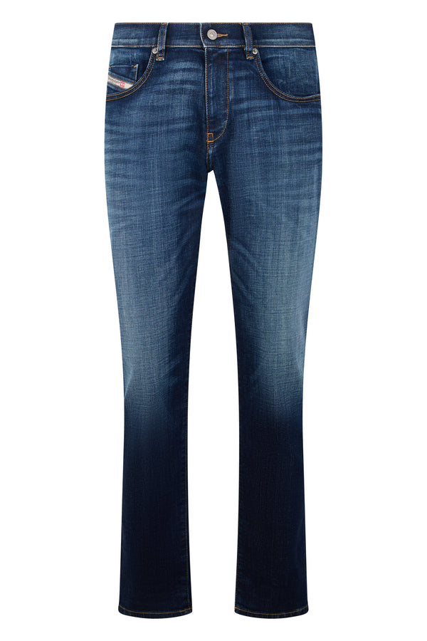 Jeans Slim-Fit Denim Blue Cotton