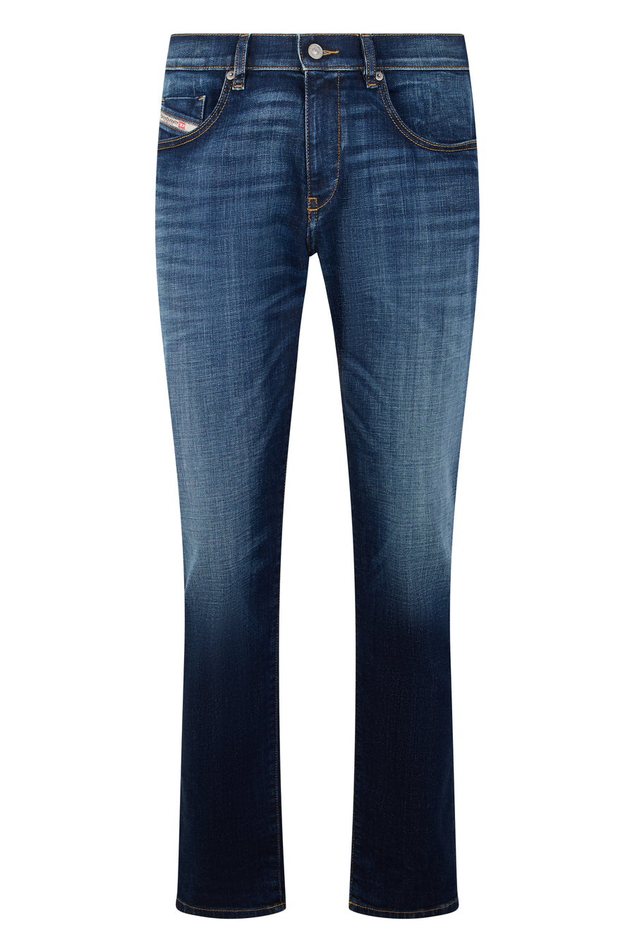 Jeans Slim-Fit Denim Blue Cotton
