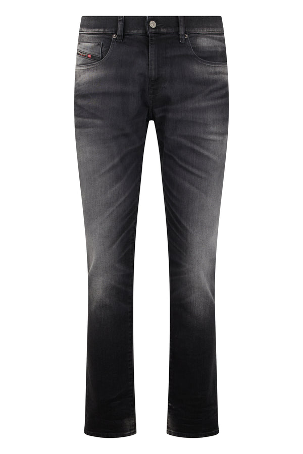 Jeans Slim-Fit Black Denim Cotton