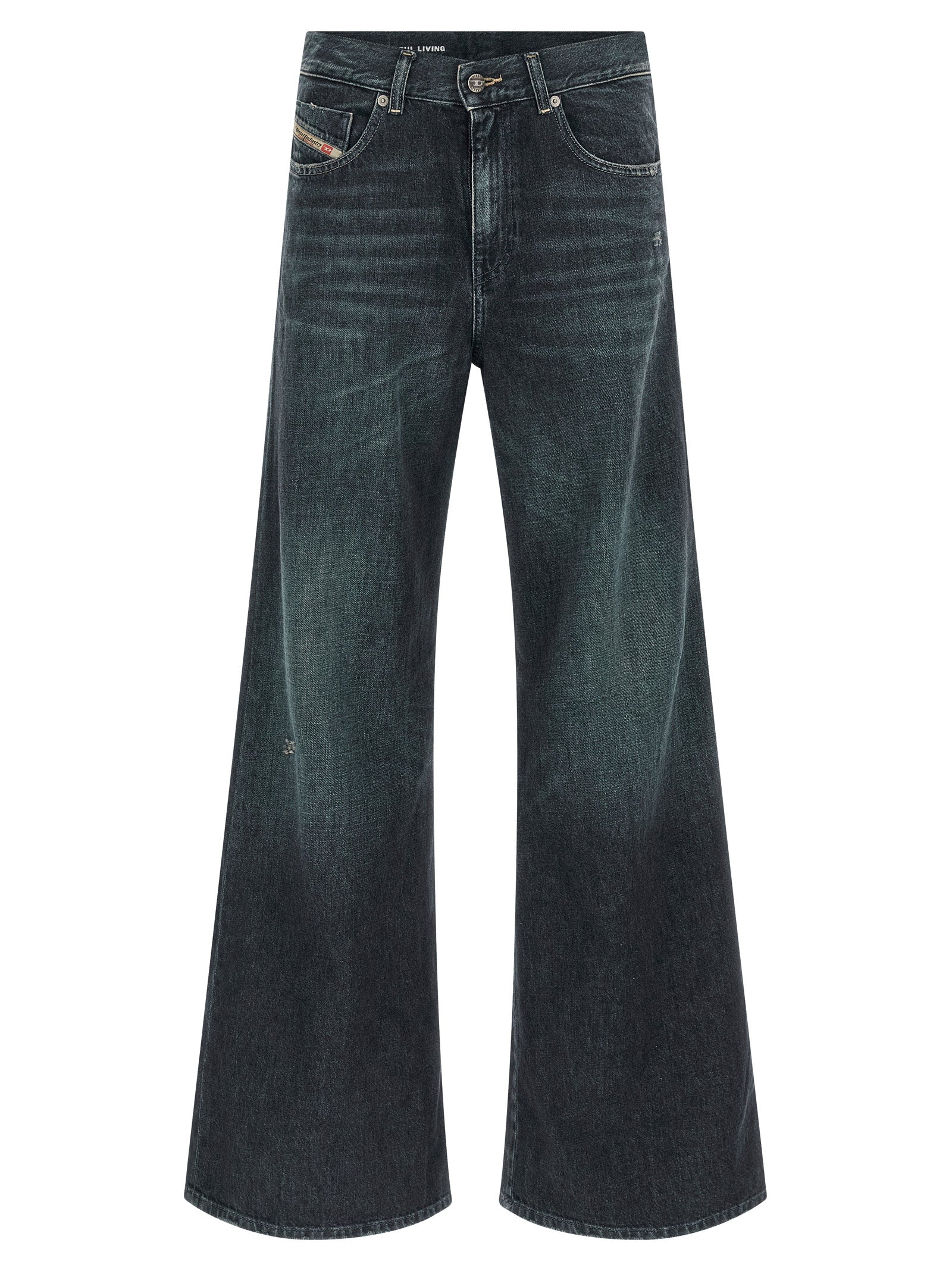 D-Akemi jeans Blue Cotton Lyocell