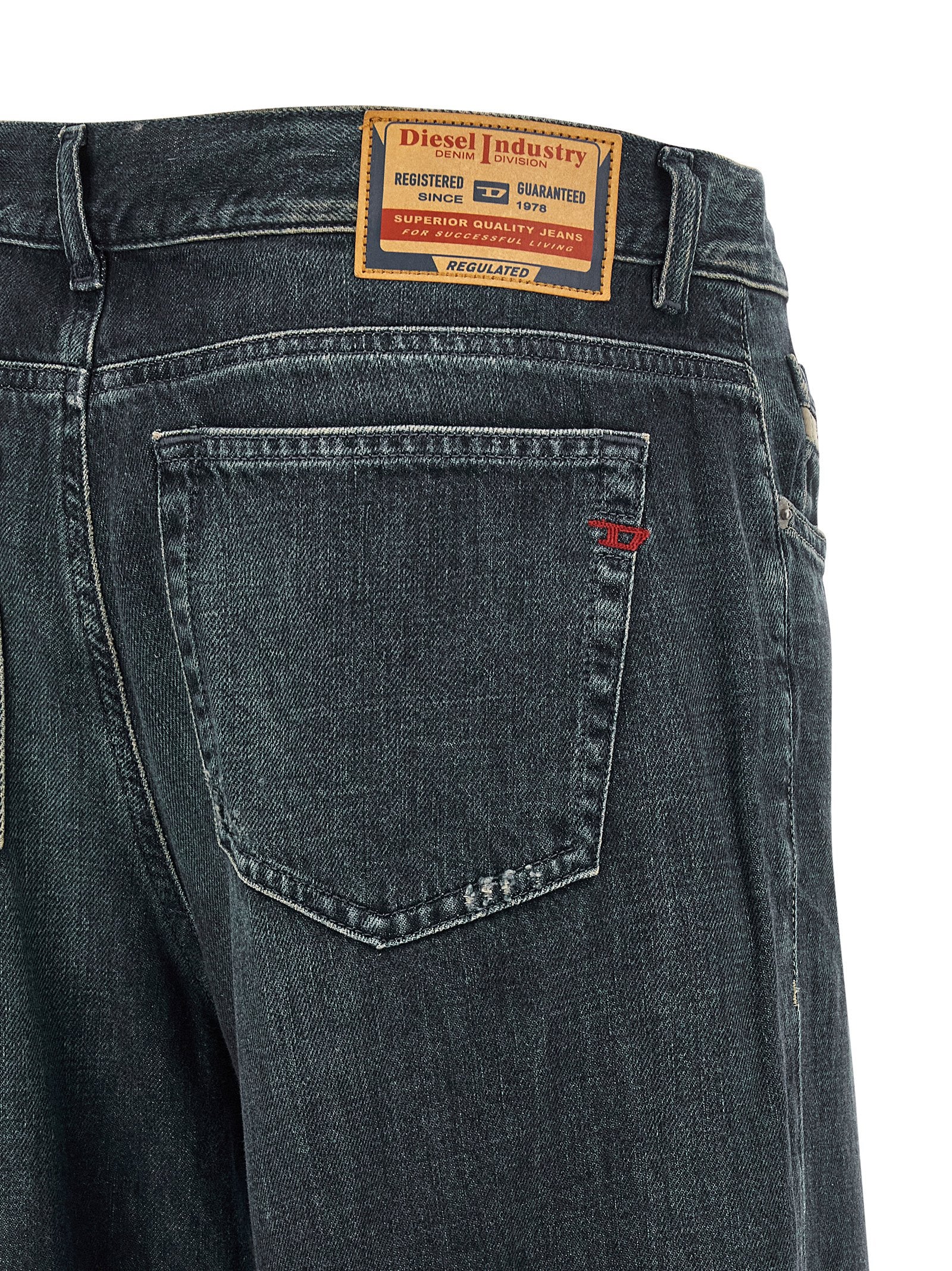 D-Akemi jeans Blue Cotton Lyocell