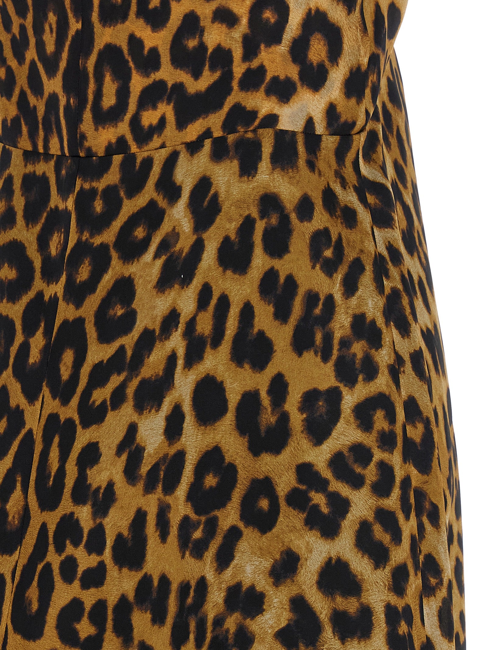 Organza dress Brown Silk