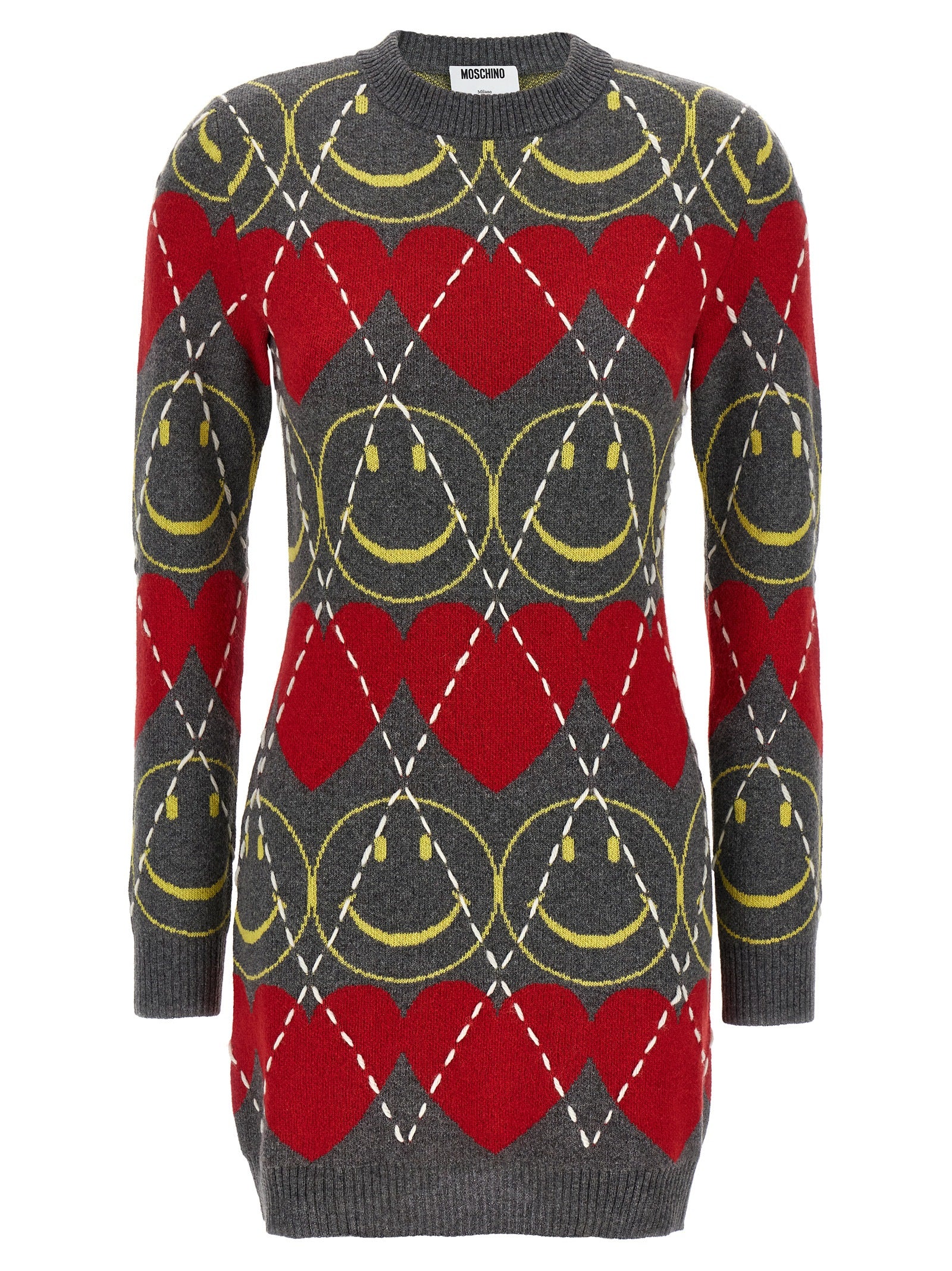 Smiley® wool dress Multicolor