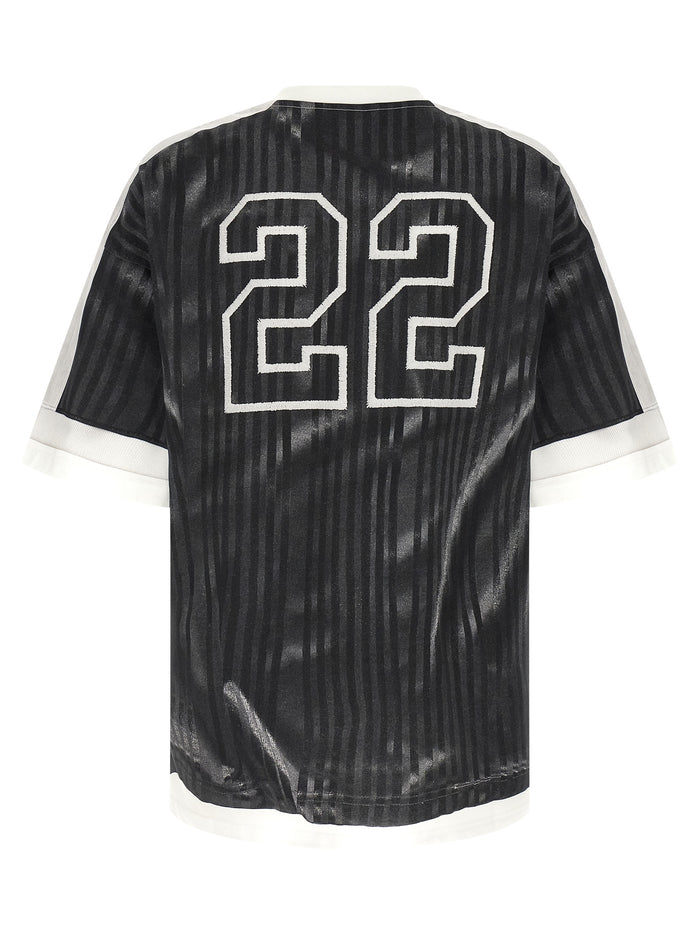 Trompe-lœil print T-shirt Black Cotton