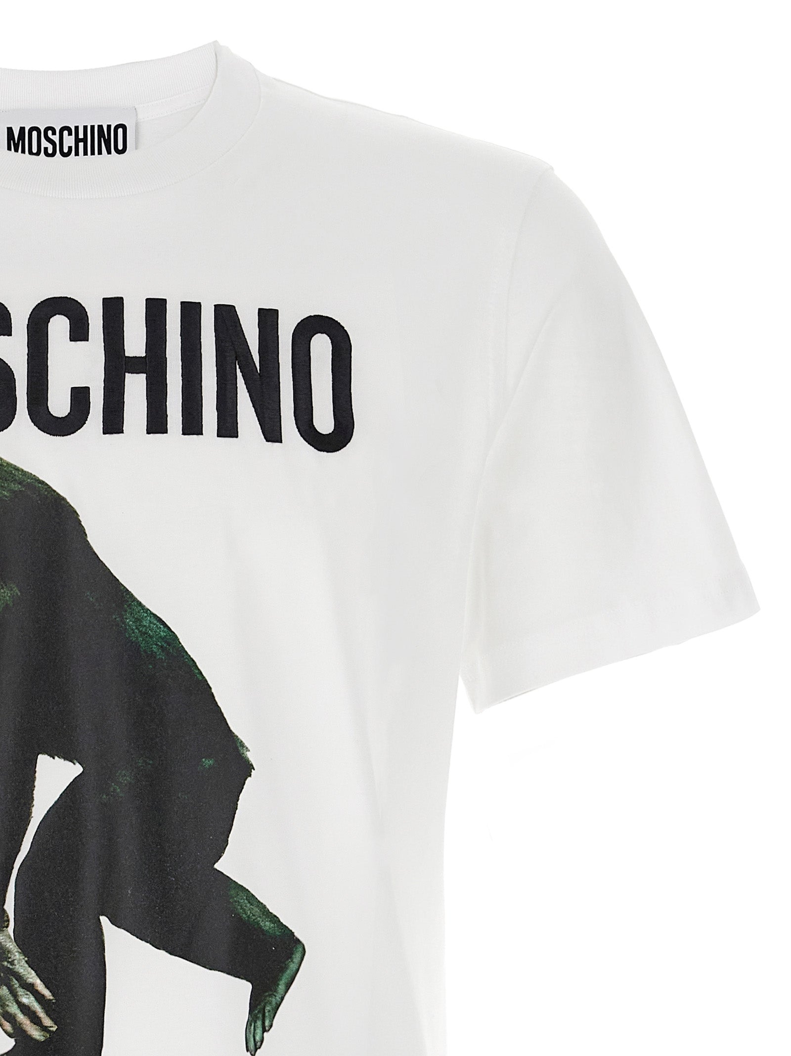 Logo embroidery t-shirt White Cotton
