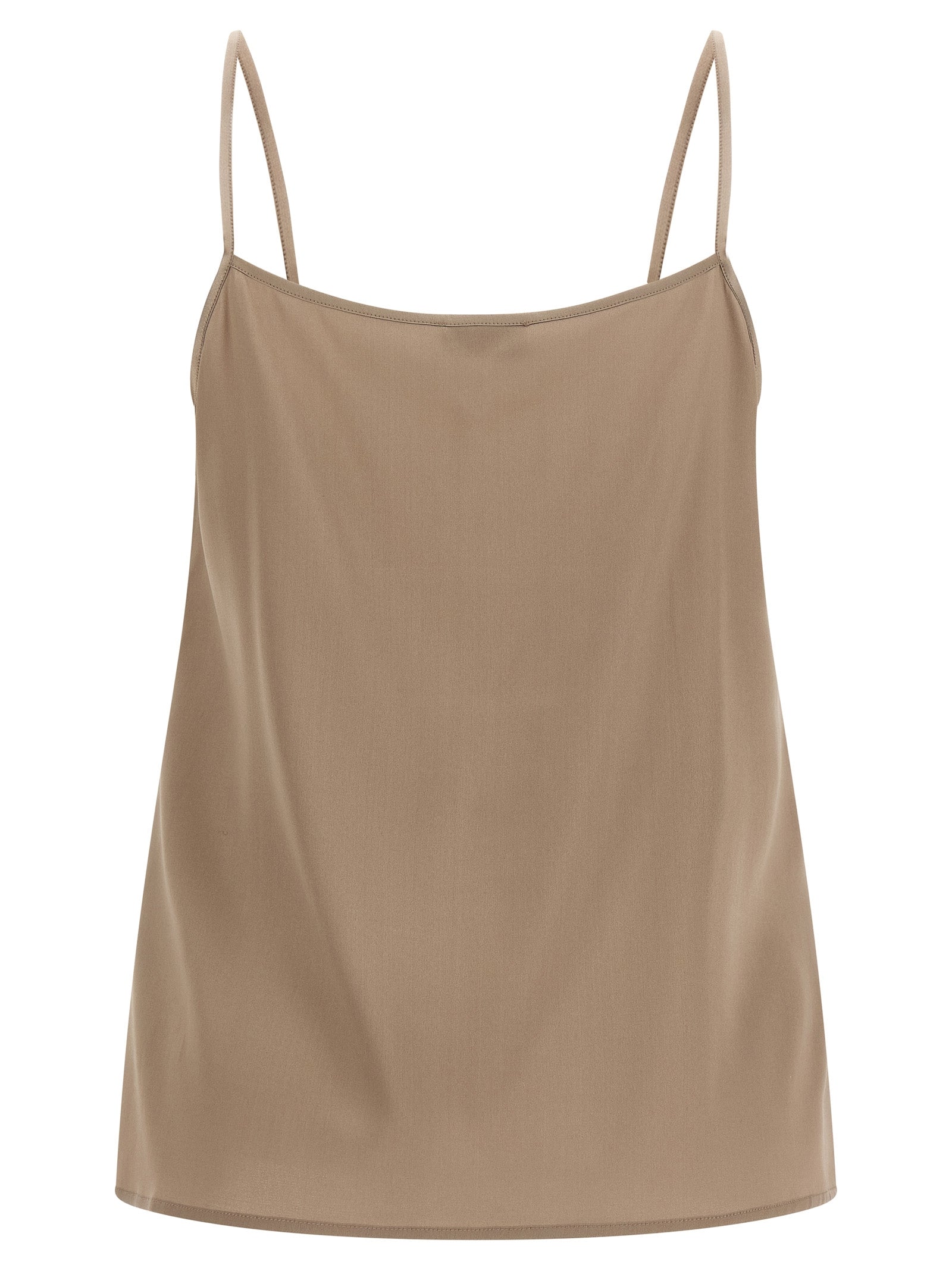 Punto Luce top Brown Silk Elastane Tops