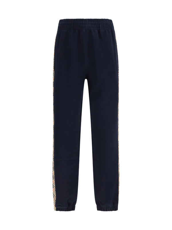 Burberry 100% Cotton jogging pants in navy
