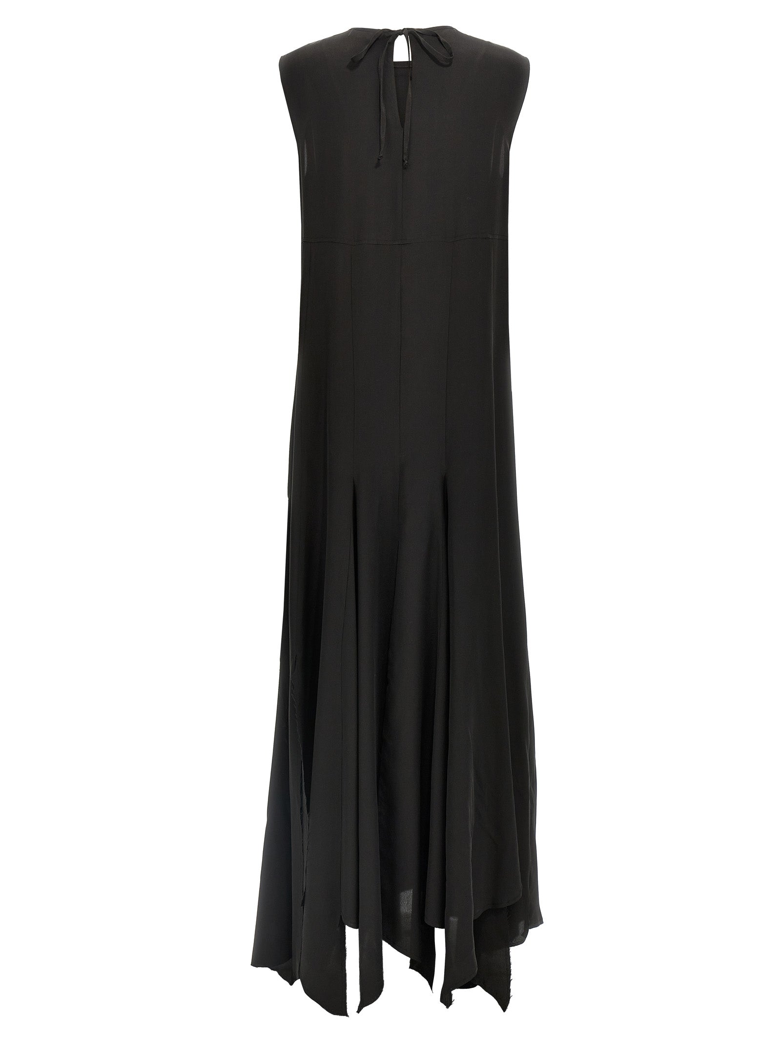 Spicchi dress Black Silk