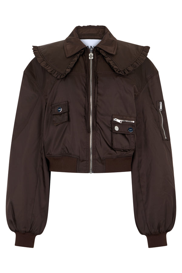 Bomber Jacket Duchess Nylon Demitasse Polyamide