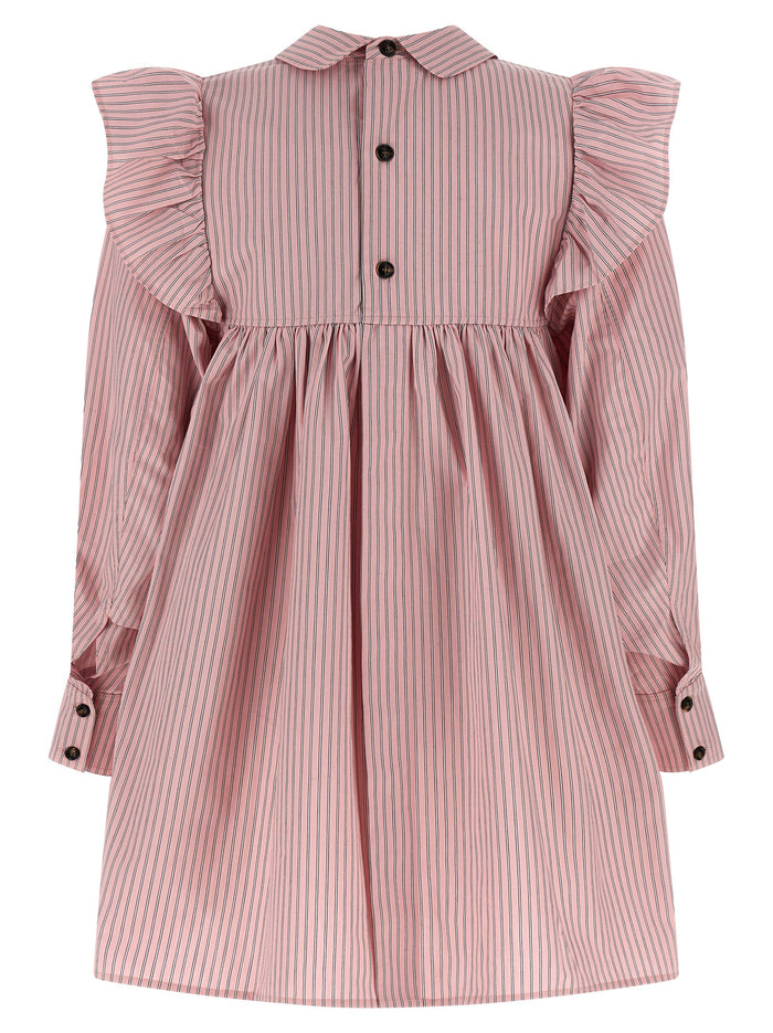 Striped dress Pink Organic Cotton