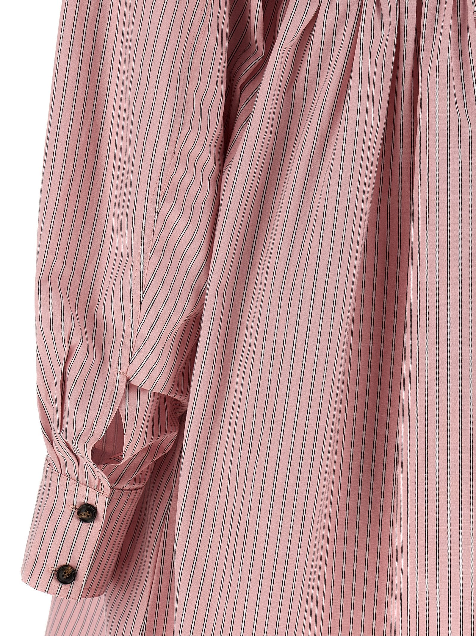 Striped dress Pink Organic Cotton