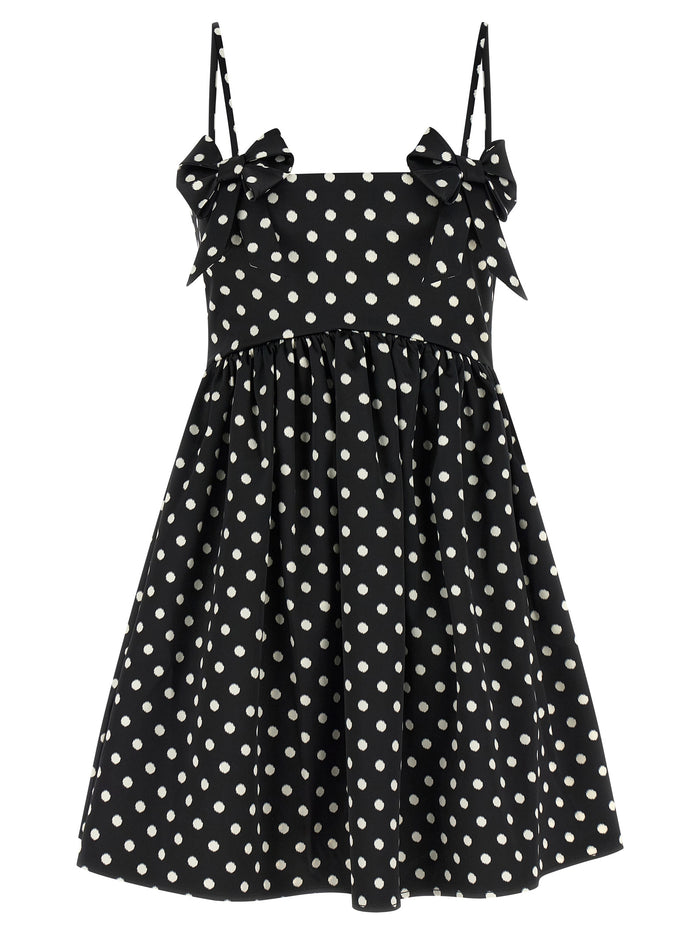 Polka Dot dress Black Polyester