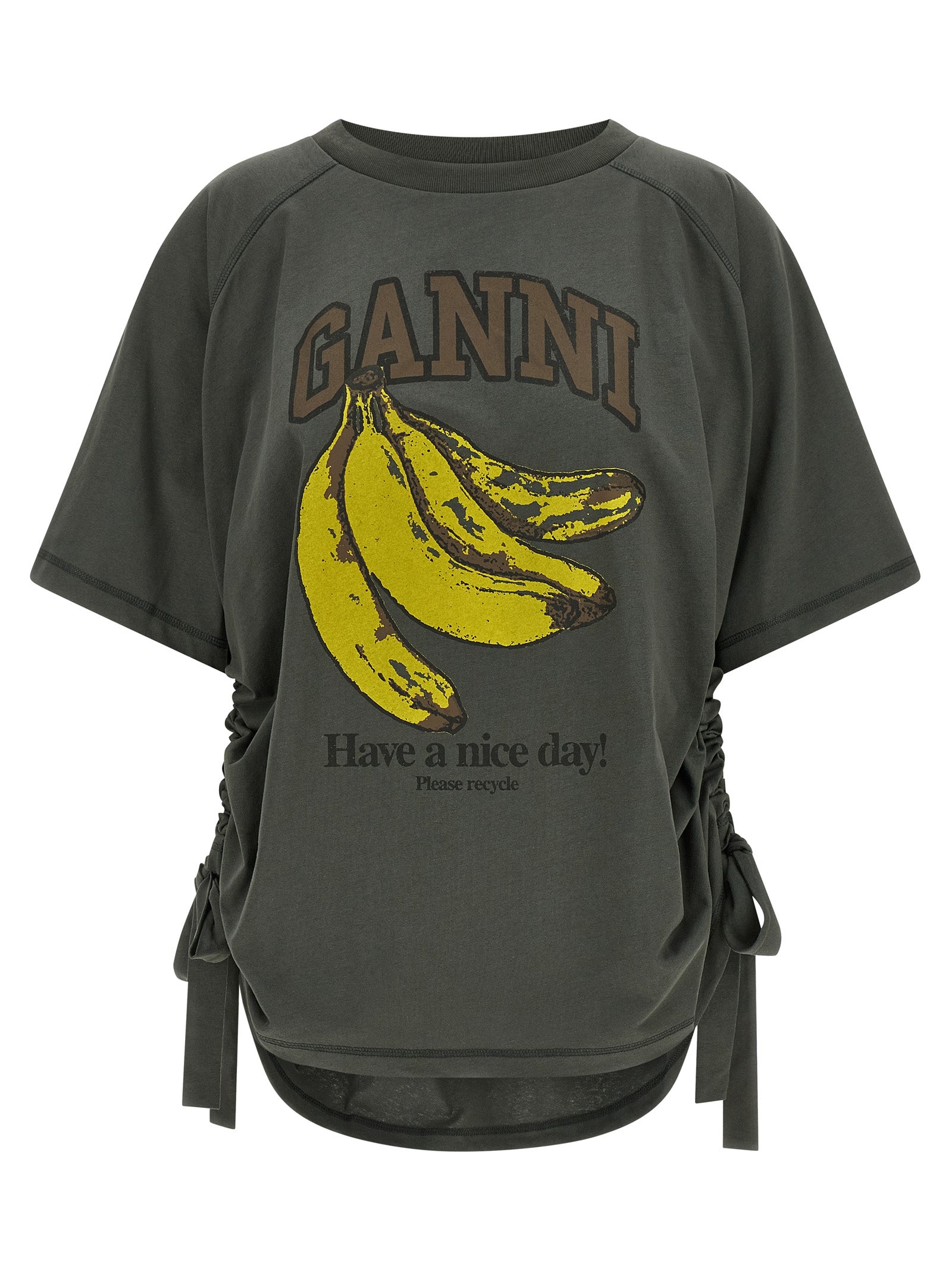 Grey Banana T-shirt Gray Organic Cotton