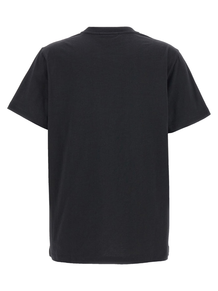 Printed T-shirt Black Organic Cotton
