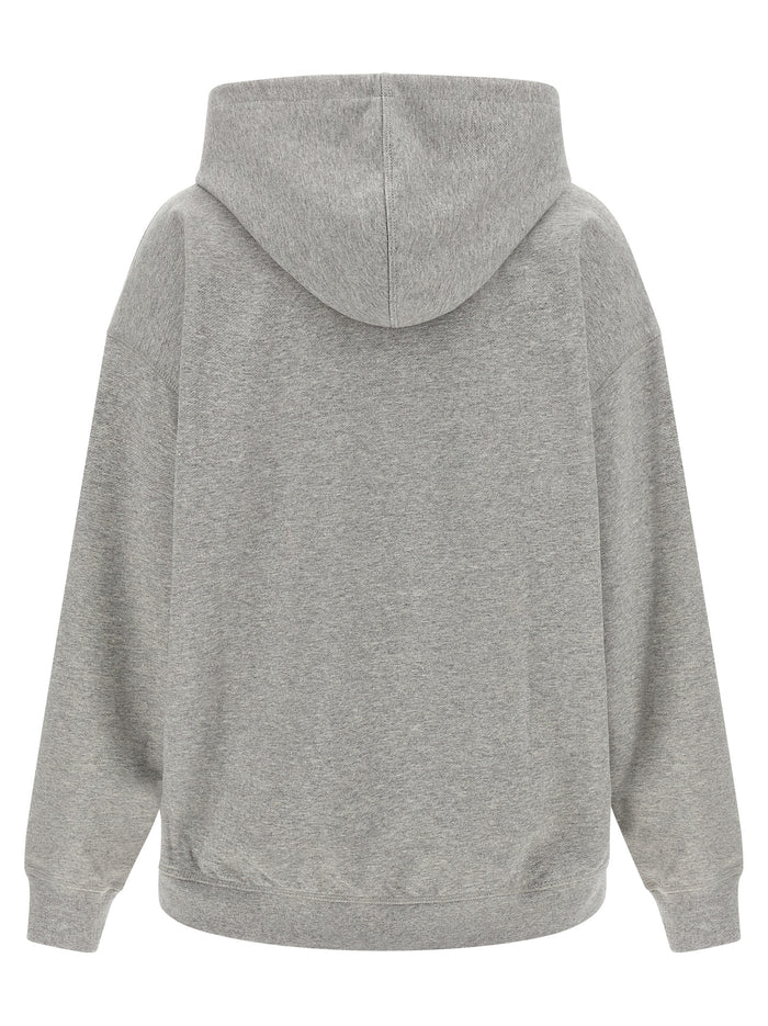 Grey Tiger hoodie Gray Organic Cotton Sweatshirt
