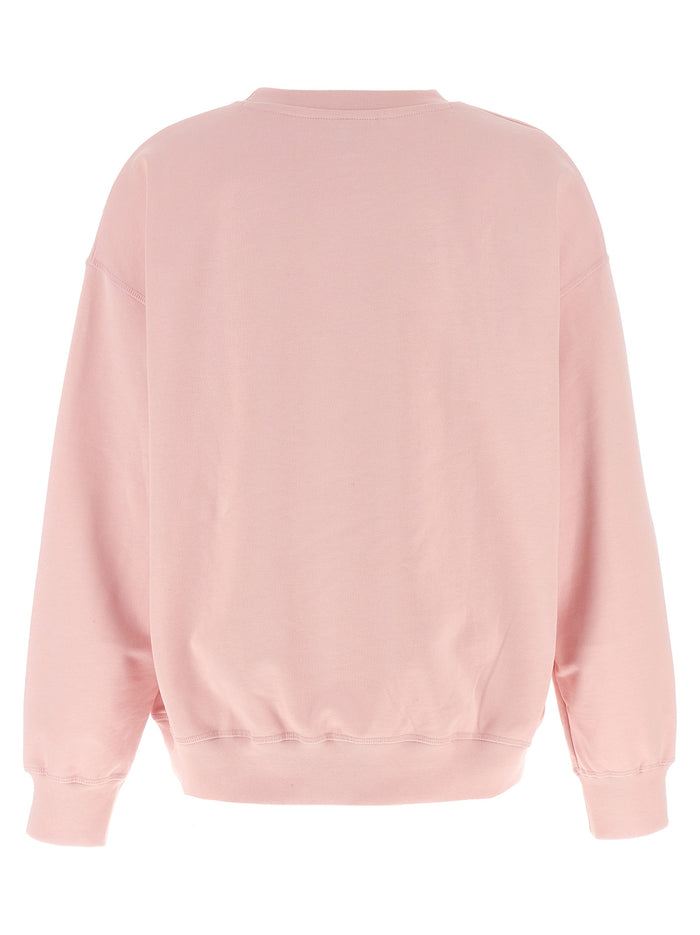 Front print sweatshirt Pink Organic Cotton