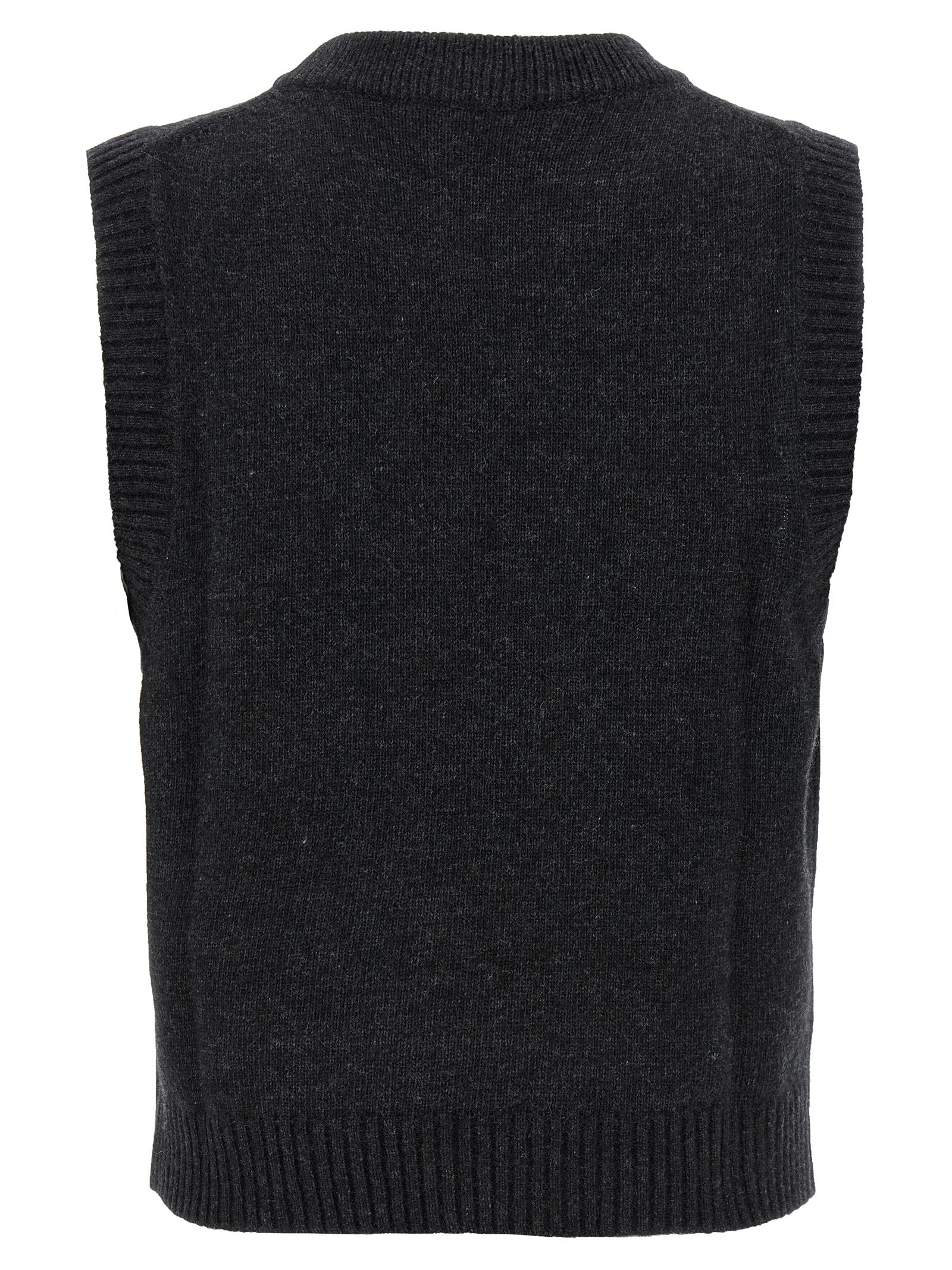 Dog vest Black Wool Gilet