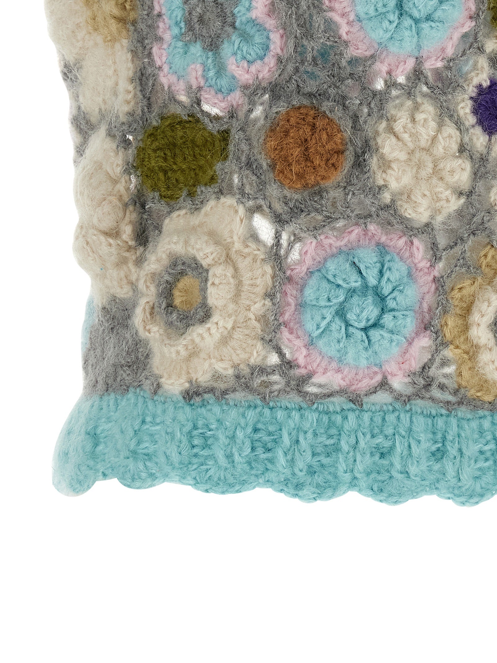 Dreamy Floral Vest Multicolor Mohair Wool Polyamide Gilet