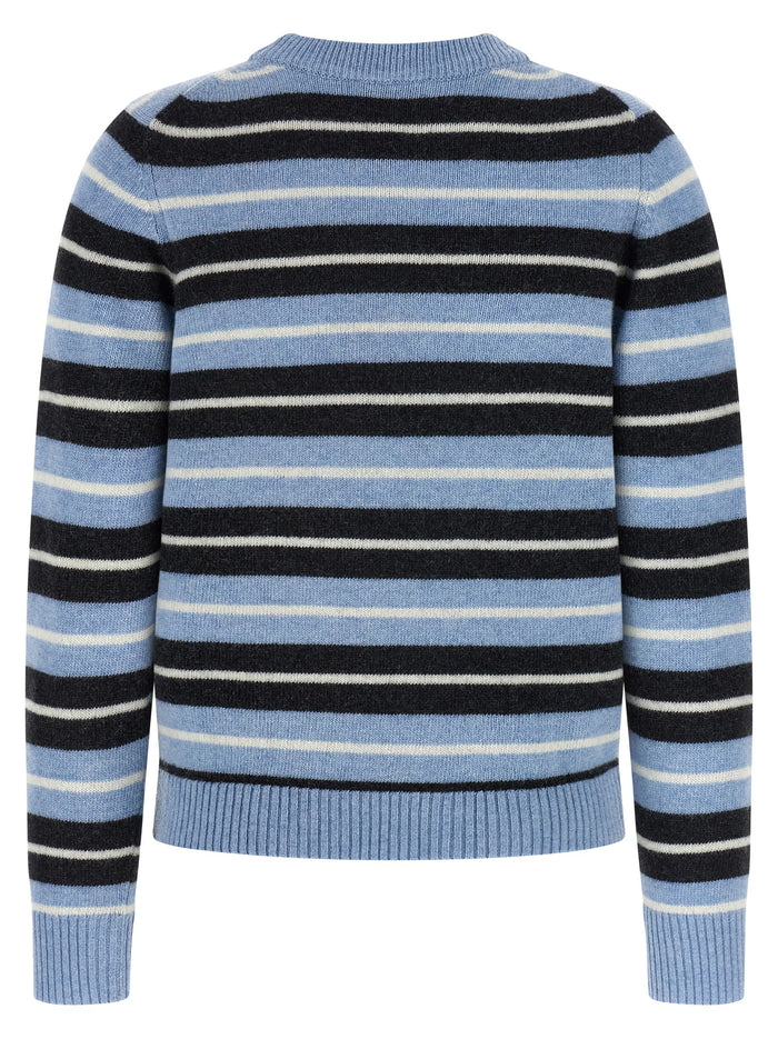 Graphic Wool sweater Light Blue Sweater, Cardigans