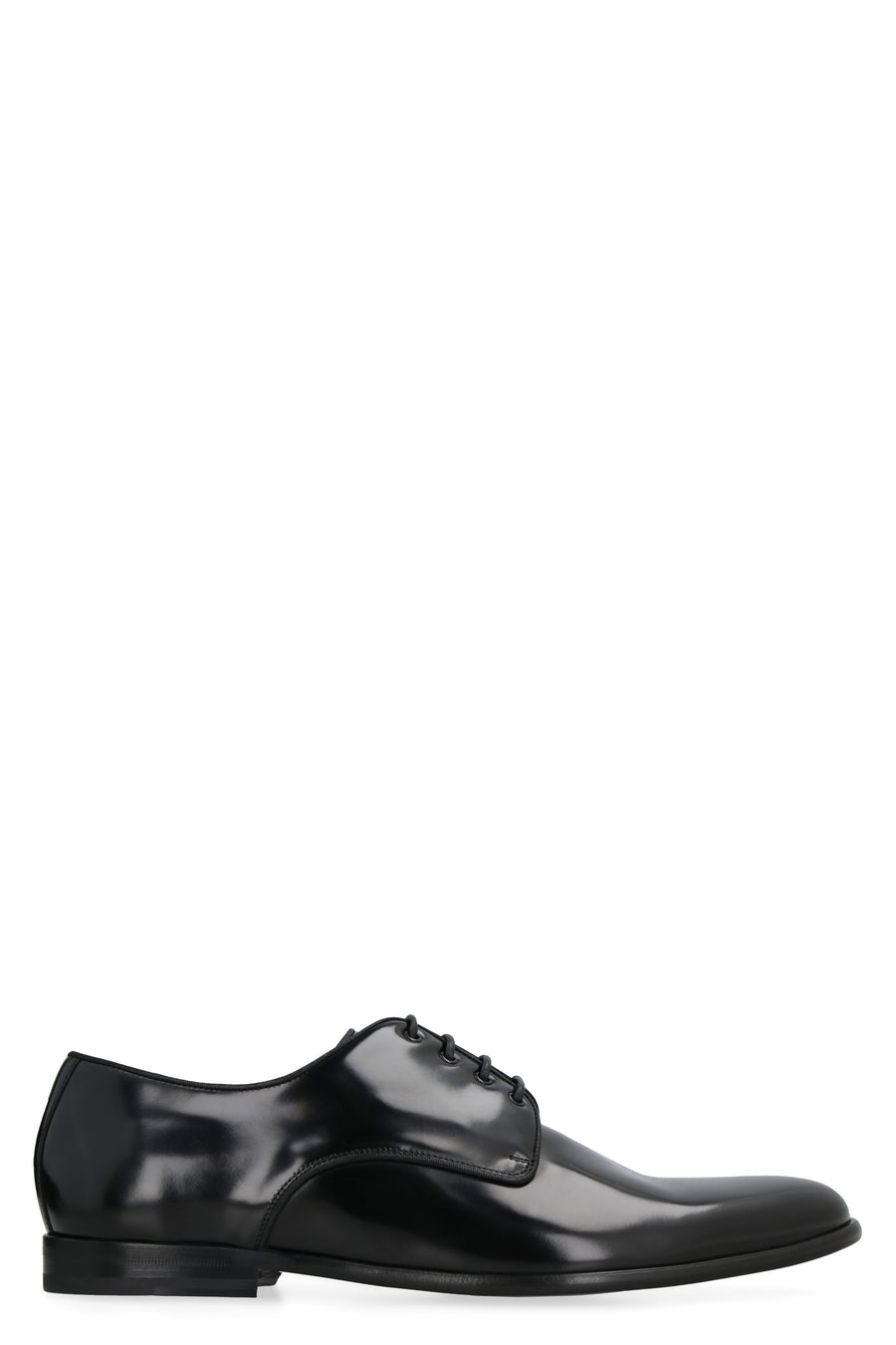 Calfskin Lace-Up Derby Shoes Black